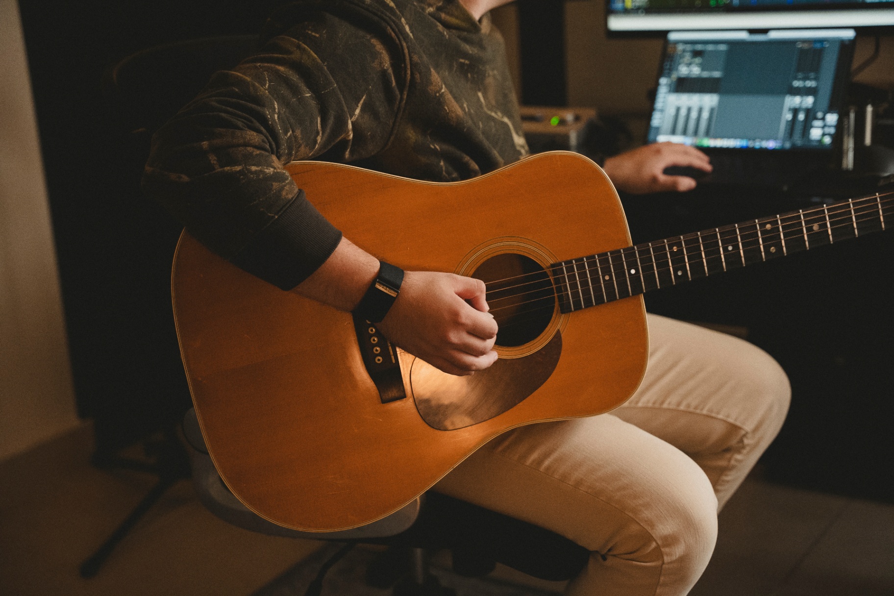 Tracking de guitarra acústica